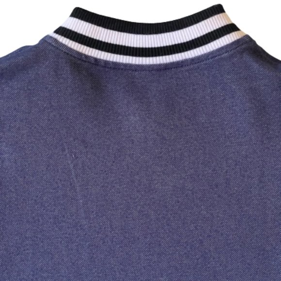 Varsity Jacket with Red Sequin Sleeves used as dance/performance costume. Size M - Picture 6 of 10